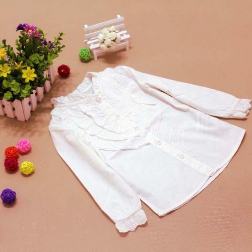 Chemise fille à manche longue - Ref 2087314