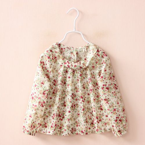 Chemise fille à manche longue - Ref 2087316