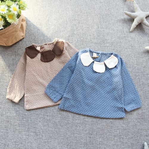 Chemise fille à manche longue - Ref 2087323