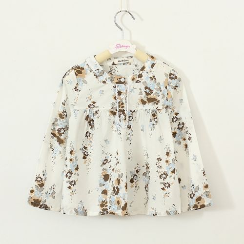 Chemise fille à manche longue - Ref 2087330