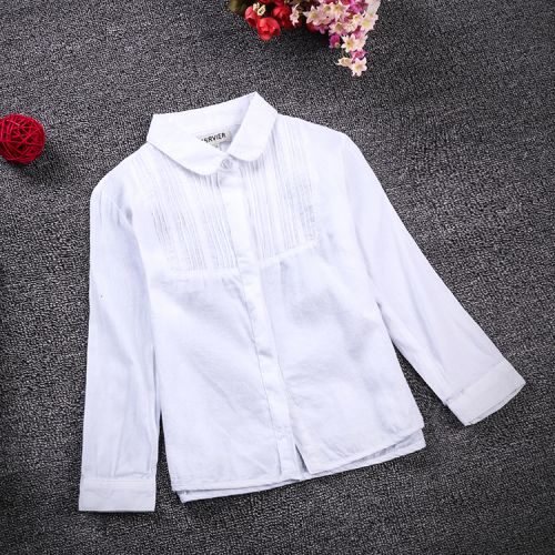 Chemise fille à manche longue - Ref 2087332