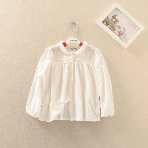 Chemise fille à manche longue - Ref 2087333