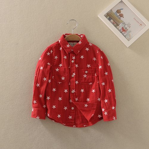 Chemise fille à manche longue - Ref 2087342