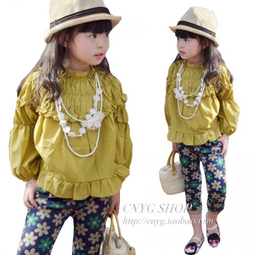 Chemise fille à manche longue - Ref 2087352