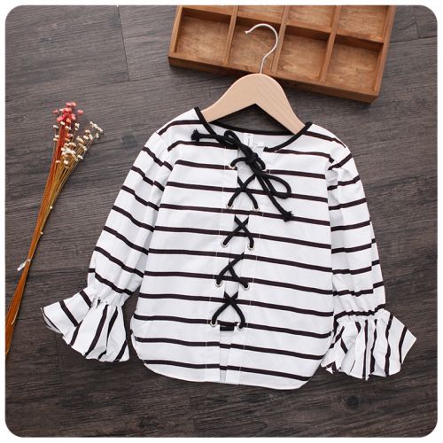 Chemise fille à manche longue - Ref 2087356