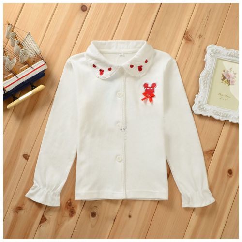 Chemise fille à manche longue - Ref 2087357