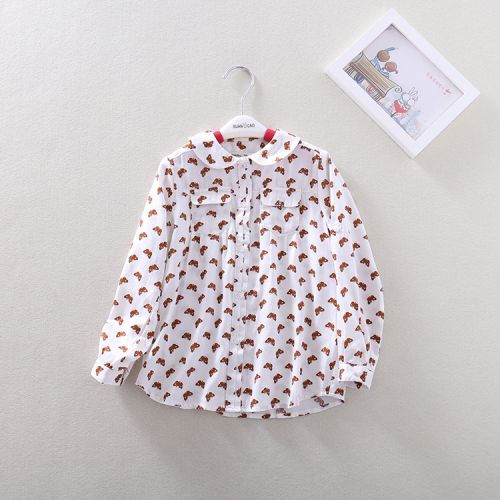 Chemise fille à manche longue - Ref 2087358