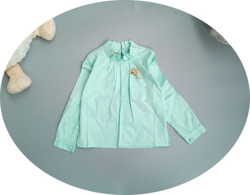 Chemise fille à manche longue - Ref 2087374