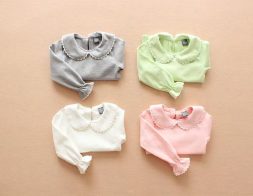 Chemise fille à manche longue - Ref 2087376