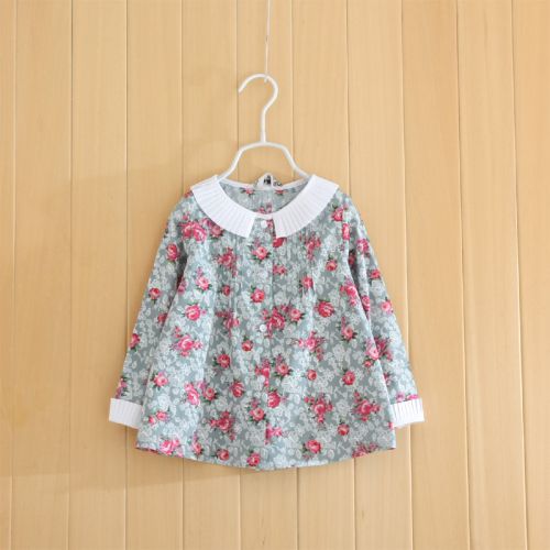 Chemise fille à manche longue - Ref 2087377