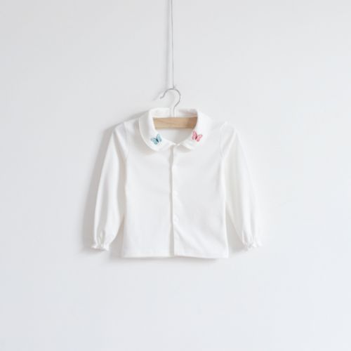 Chemise fille à manche longue - Ref 2087392