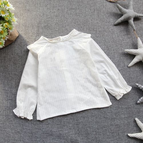 Chemise fille à manche longue - Ref 2087420