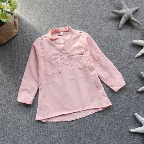 Chemise fille à manche longue - Ref 2087421