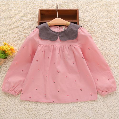 Chemise fille à manche longue - Ref 2087423