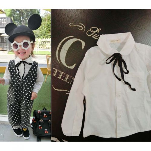 Chemise fille à manche longue - Ref 2087429