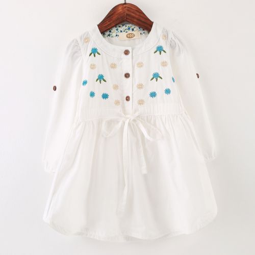 Chemise fille à manche longue - Ref 2087457