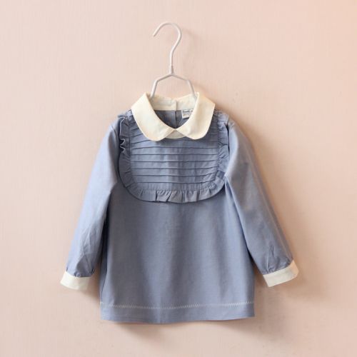 Chemise fille à manche longue - Ref 2087471