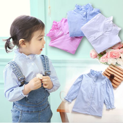 Chemise fille CIKICOKO à manche longue - Ref 2087475