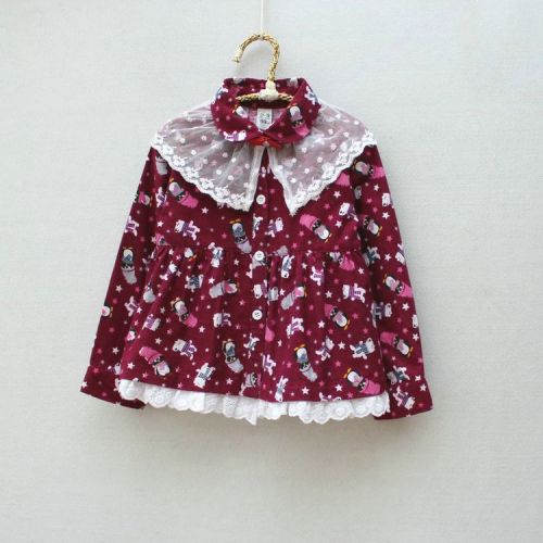 Chemise fille à manche longue - Ref 2087482