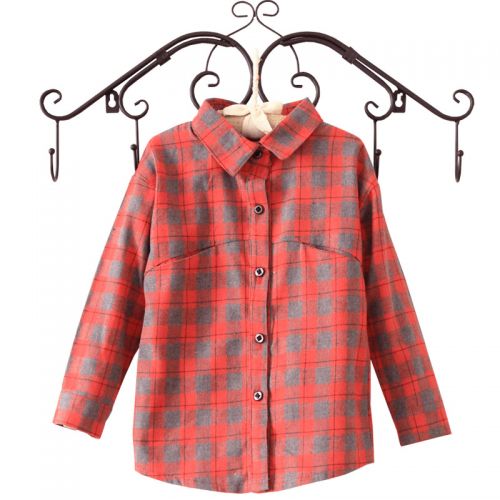 Chemise fille XIUTONGNIAN à manche longue en Toile de coton - Ref 2087483