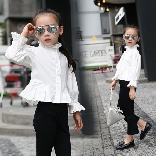 Chemise fille à manche longue - Ref 2087965