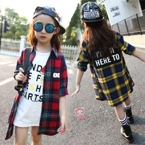 Chemise fille à manche longue - Ref 2087966