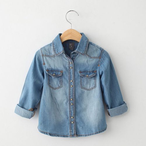 Chemise fille à manche longue - Ref 2088503