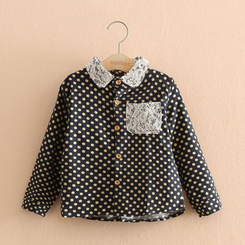 Chemise fille à manche longue - Ref 2088505