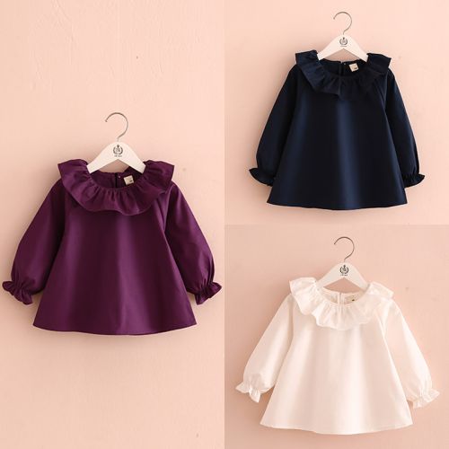 Chemise fille à manche longue - Ref 2088510