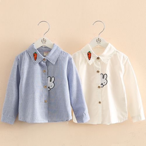 Chemise fille à manche longue - Ref 2088512