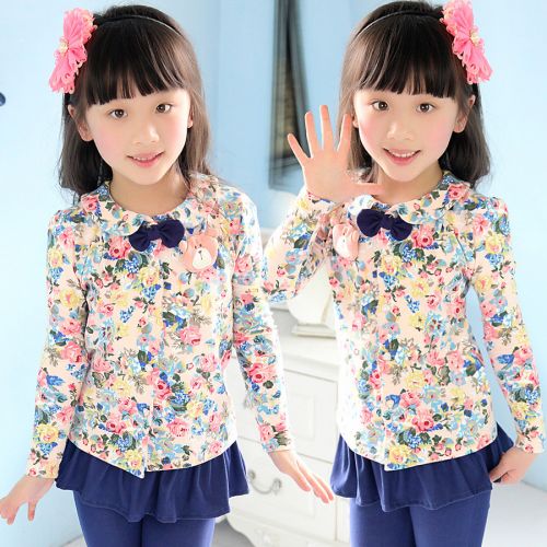 Chemise fille à manche longue - Ref 2088513