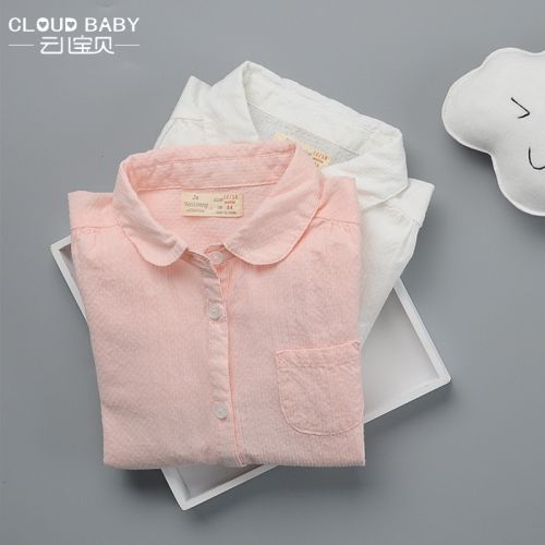 Chemise fille à manche longue - Ref 2088519