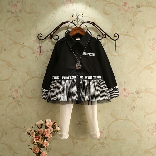 Chemise fille à manche longue - Ref 2088533