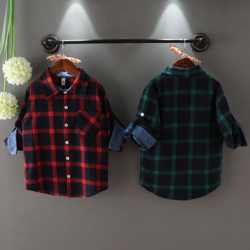 Chemise fille à manche longue - Ref 2088534