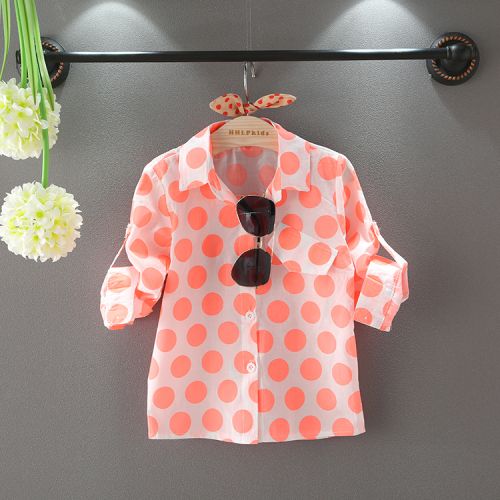 Chemise fille à manche longue - Ref 2088537