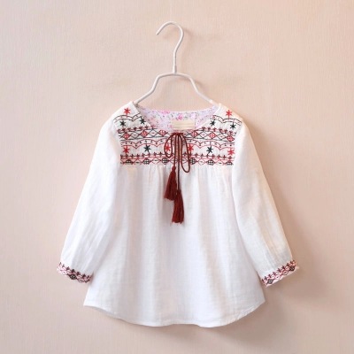 Chemise fille à manche longue - Ref 2088539