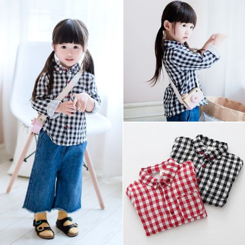 Chemise fille à manche longue - Ref 2088541