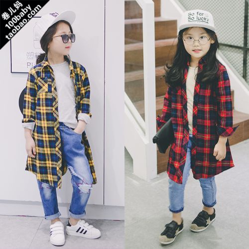 Chemise fille à manche longue - Ref 2088547