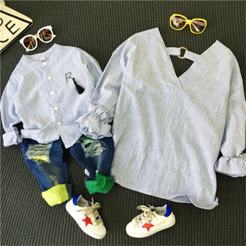 Chemise fille à manche longue - Ref 2088552