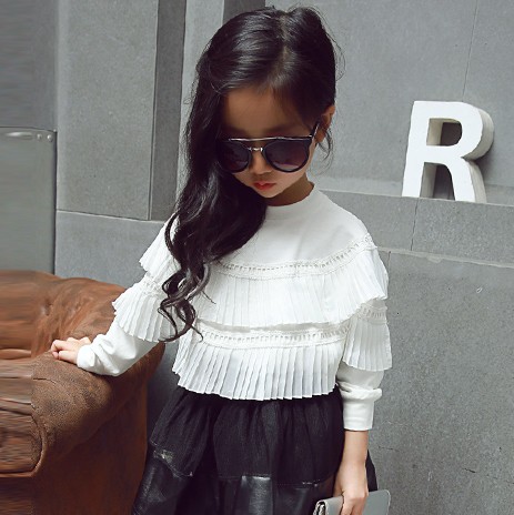 Chemise fille à manche longue - Ref 2088553