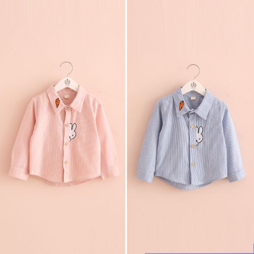 Chemise fille à manche longue - Ref 2088557