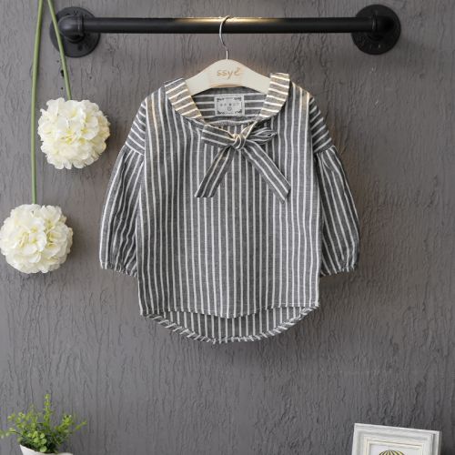 Chemise fille à manche longue - Ref 2088561