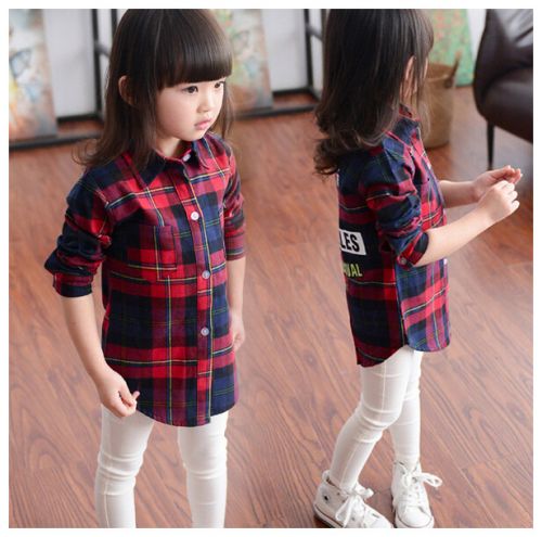 Chemise fille à manche longue - Ref 2088563
