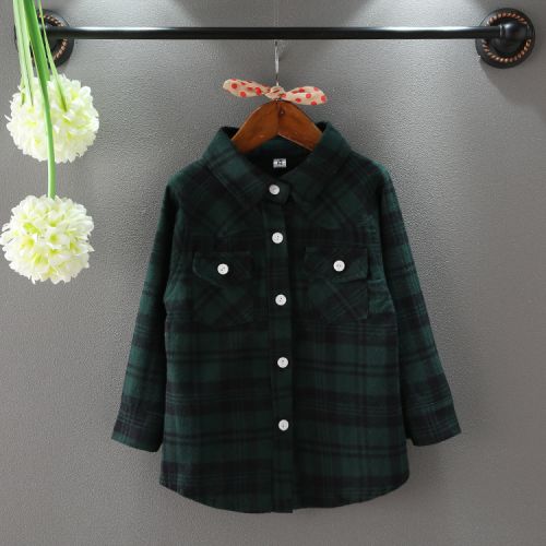 Chemise fille à manche longue - Ref 2088566