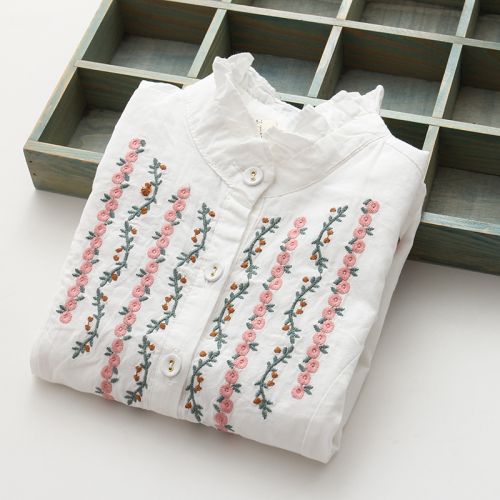 Chemise fille à manche longue - Ref 2088573