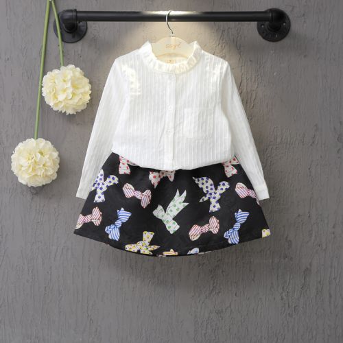 Chemise fille à manche longue - Ref 2088576