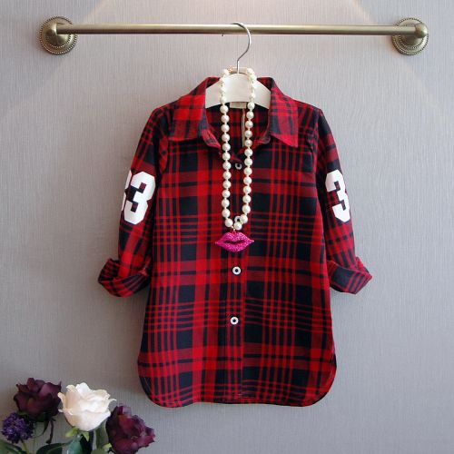 Chemise fille à manche longue - Ref 2088581