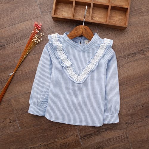 Chemise fille à manche longue - Ref 2088610