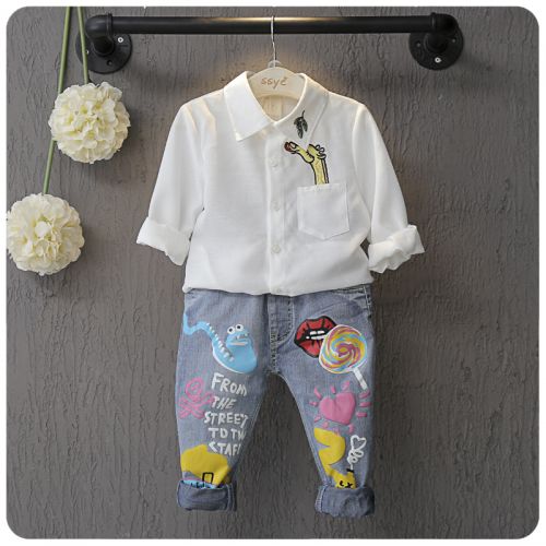 Chemise fille à manche longue - Ref 2088612