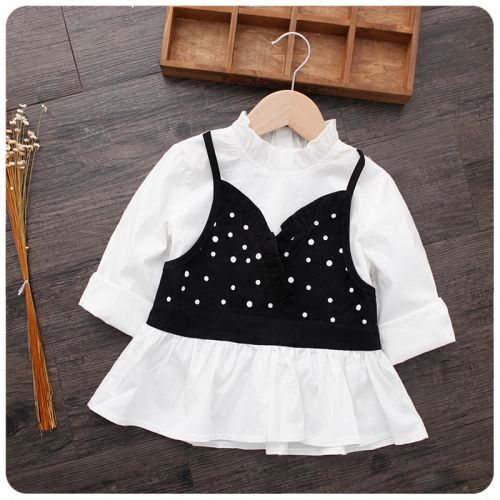 Chemise fille à manche longue - Ref 2088628